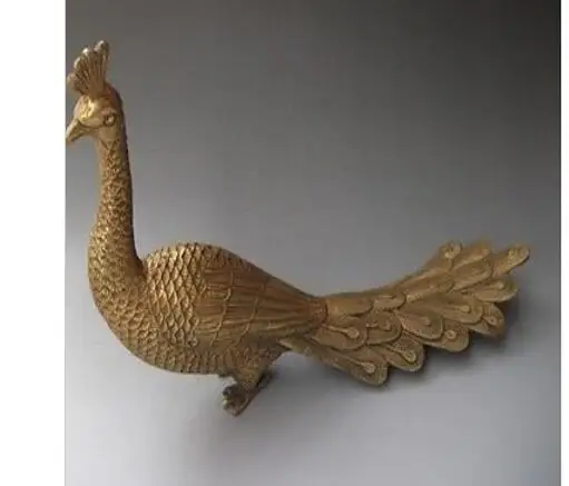 Декоративная бронзовая Заводская Античная Изысканная китайская латунная статуя