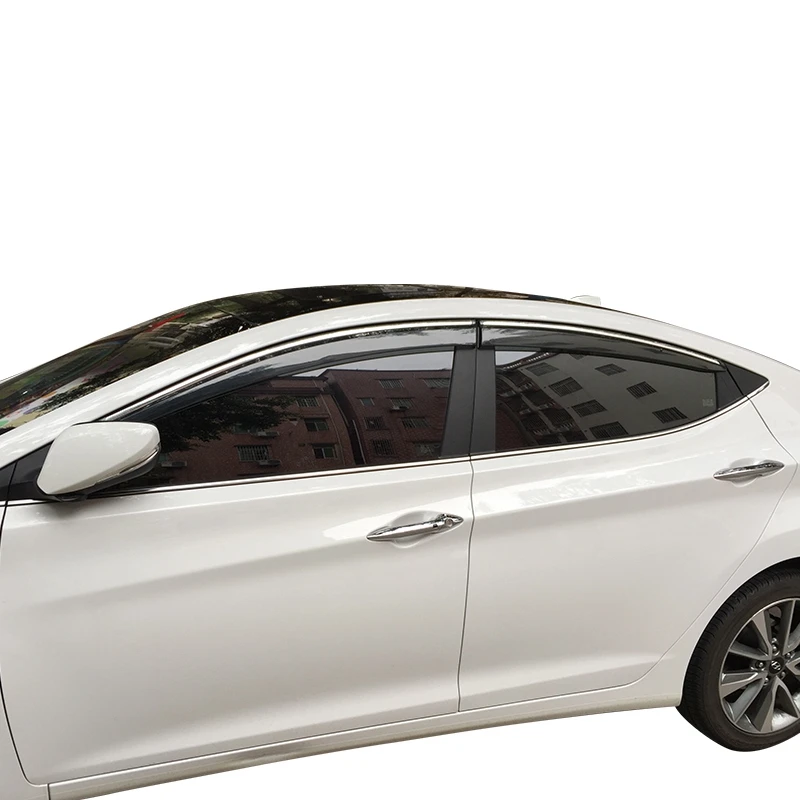 Для Hyundai Elantra Sedan 2011 2014 оконные козырьки тенты защита от ветра и дождя козырек Vent 4
