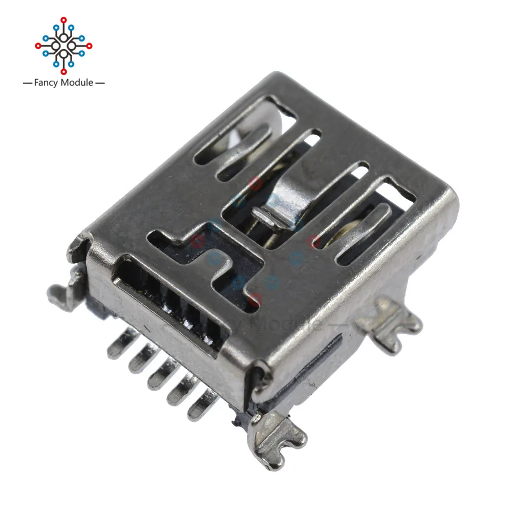 100 шт. Mini USB SMD 5 контактный гнездовой разъем B|plug connector|plug socket connectorplug l |