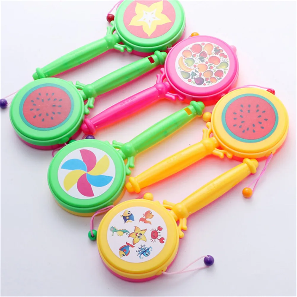 

Funny Educational Jingle Bells Baby Rattles toy Intelligence Grasping Plastic Hand Bell Rattle Toys Birthday Gifts Color Random