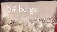 beige Кашемировый шарф дизайнерский бренд Роскошные женские меховые шаровые шали из пашмины Шерстяные Длинные теплые толстые шали для осени и зимы - Цвет: beige