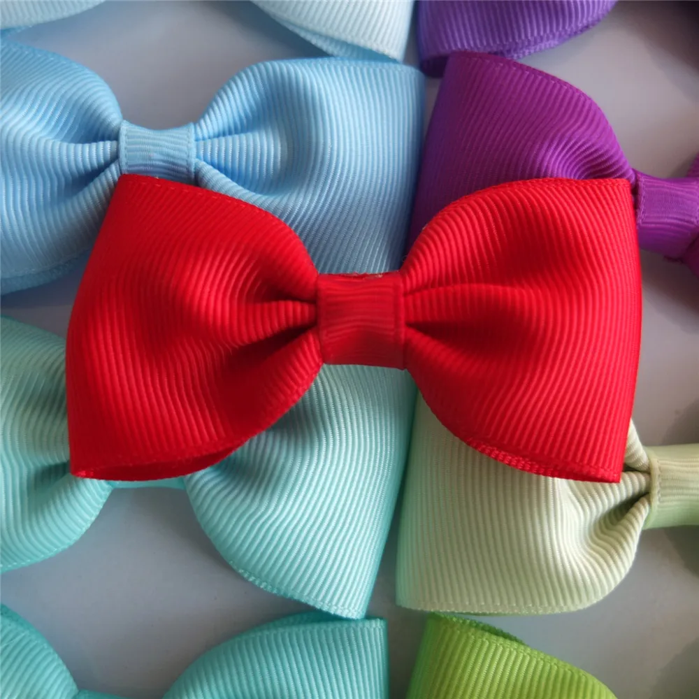 40 COLORS Available 3 Inch Boutique Hair bow Clips Classical bows Children Girls hairbow clips Barrettes Hairgrips |