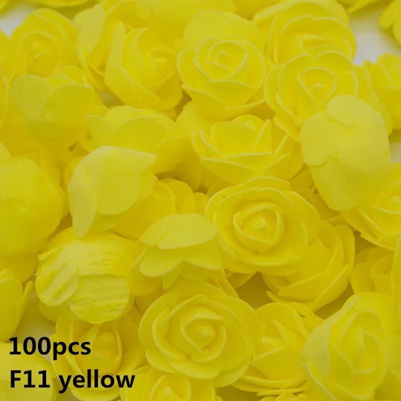 F11 Искусственный цветок розы пена форма медведя Пена Цветок голова DIY ремесло День рождения украшение день Святого Валентина подарок лента Decorati - Цвет: F11