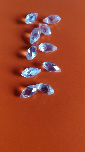 10 шт. стеклянные бусины в форме капли 6 х12 мм|jewelry diy|crystal beadsdrop beads |
