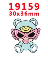 PR-19159 Наборы для творчества Герой мультфильма с плоской задней частью Плоские наклейки 30 штук. PR-18888-19174 - Цвет: PR-19159