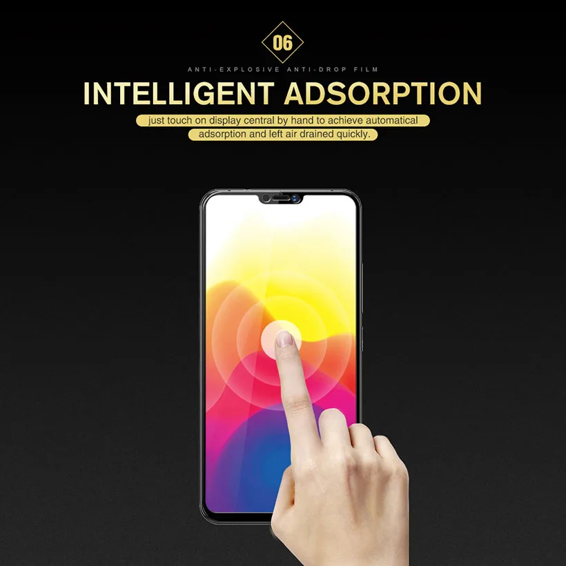 

Uppbo 3D Protective Glass For Vivo V9 Tempered Glass Vivo Y85 6.3 inch Glass Screen Protector