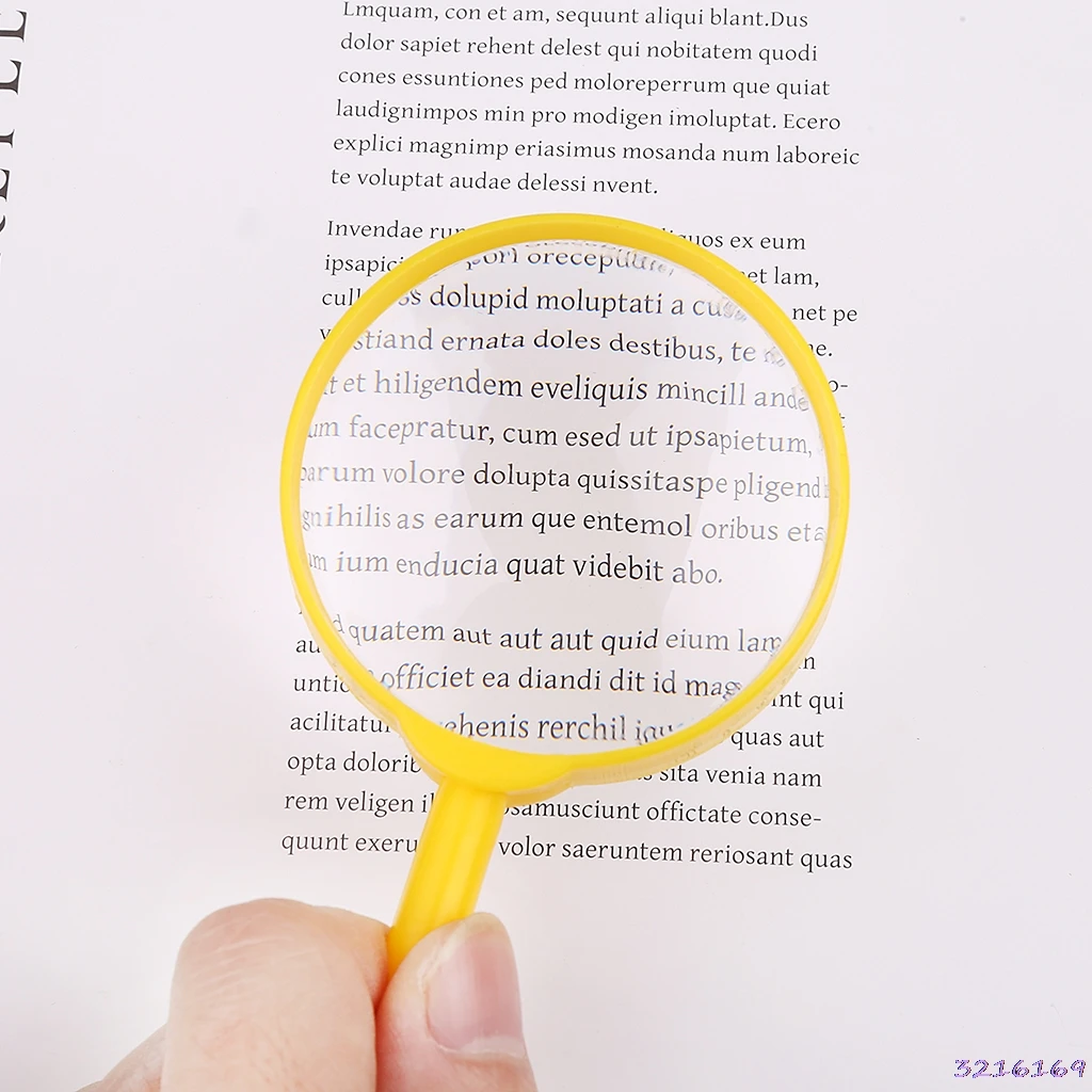 Portable Handheld Magnifier 60mm 3X Magnifying Loupe Reading Glass Lens Kids Toy | Инструменты