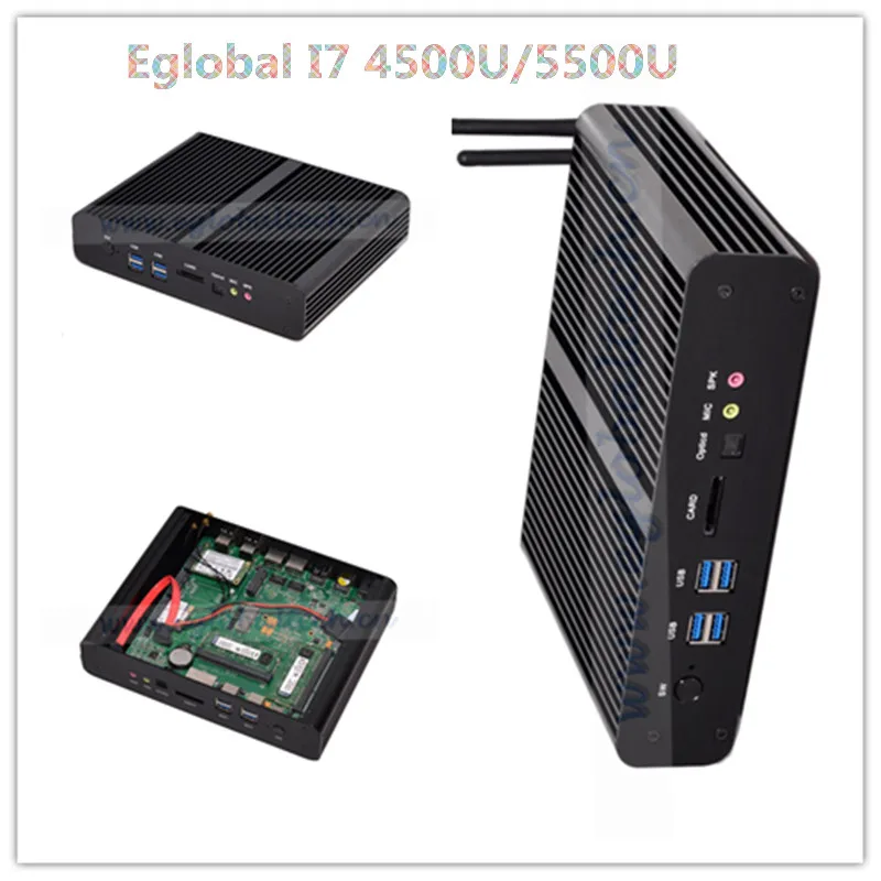 EGlobal stick mini pc ТВ коробка Оконные рамы 10 Платформа Intel NUC Core i7 4500u 1.8 ГГц двухъядерный