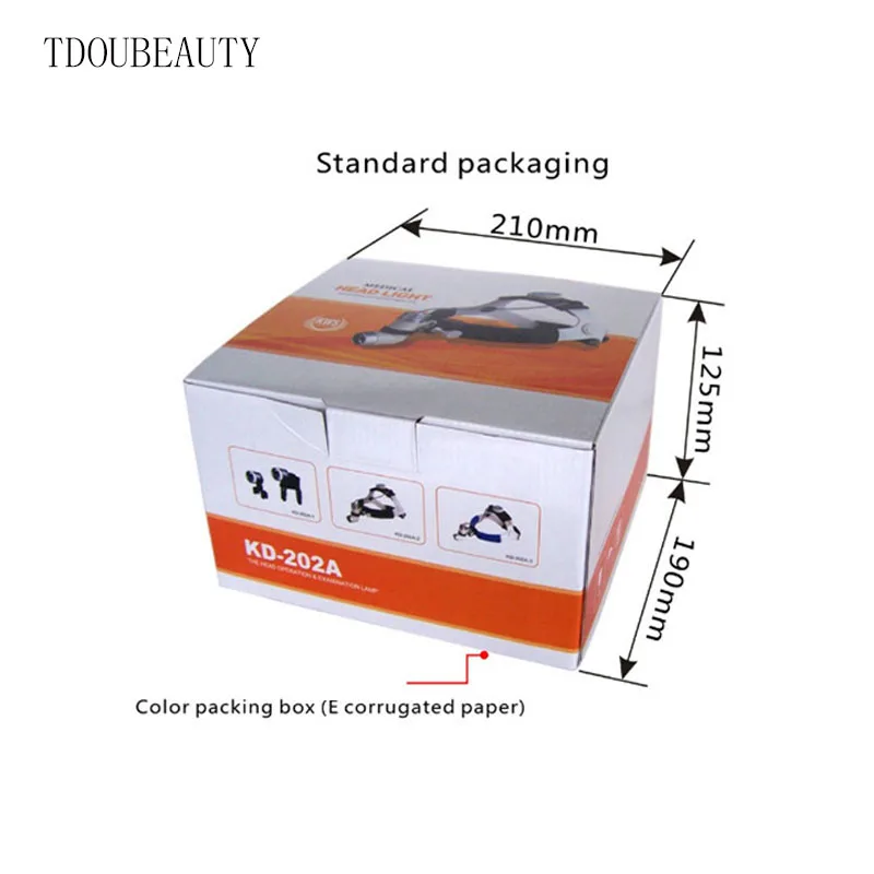 Портативная Стоматологическая бинокулярная Лупа TDOUBEAUTY 3.5X 420 мм + односторонняя