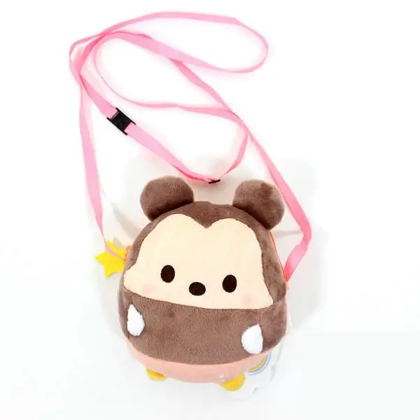 MINI ufufy of new tusm miqi/белка/Детский плюшевый рюкзак мессенджер meng13 см * 13 см|plush|new plush |