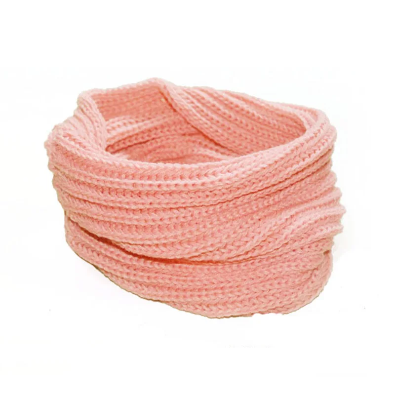 Новые модные зимние вязаные шарфы для женщин теплый Плетеный одиночный шейный