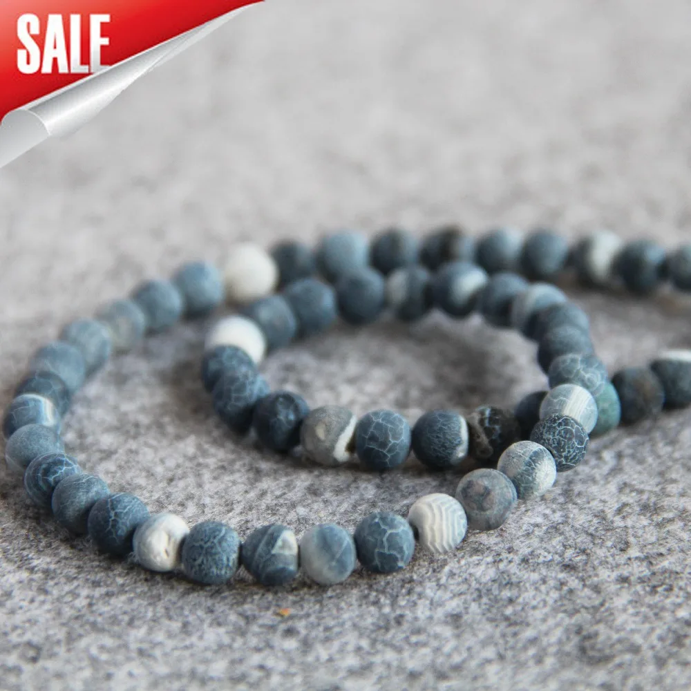 Лидер продаж для ожерелья и браслета 6 мм в полоску цвет темно синий рукоделия