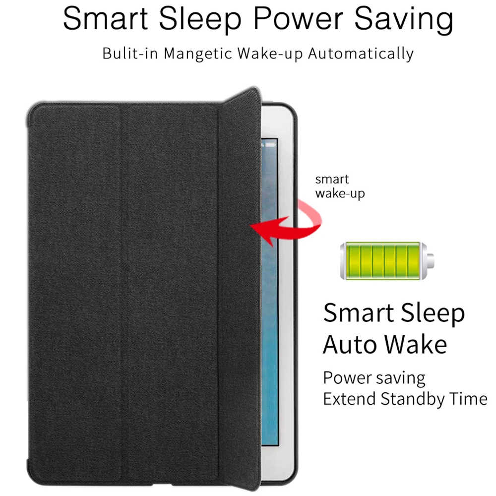 WOWCASE кожаный чехол для iPad Pro 12 9 2015/2017 Smart Sleep Auto Wake up Tri fold задняя крышка дюймов Funda