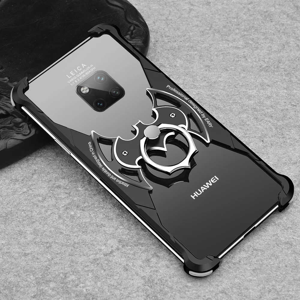 Металлический чехол OATSBASF в форме летучей мыши для Huawei p30 6 1 дюйма индивидуальный