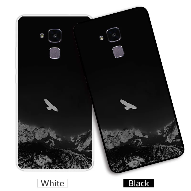 5," для huawei Honor 5C/7 Lite/GT3 мягкий силиконовый Звездный чехол для huawei Honor 5C задняя матовая крышка для телефона Honor 5c черный корпус - Цвет: 12