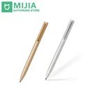Оригинальная шариковая ручка Xiaomi, золотистая и серебристая металлическая ручка Mijia Sign 2 MI 0,5 мм, PREMEC, гладкие швейцарские металлические чернила