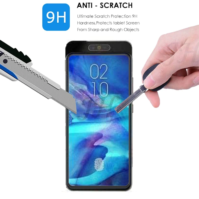 2 шт. закаленное стекло для Samsung Galaxy A90 полное покрытие 9H Взрывозащищенная