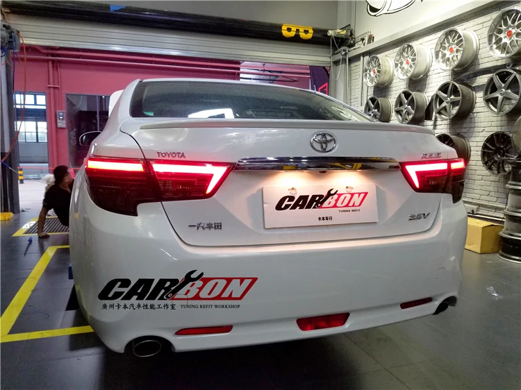 Автомобильный Стайлинг для Toyota eiz задний светильник в сборе 2013- Mark X светодиодный задний светильник с динамическим поворотом