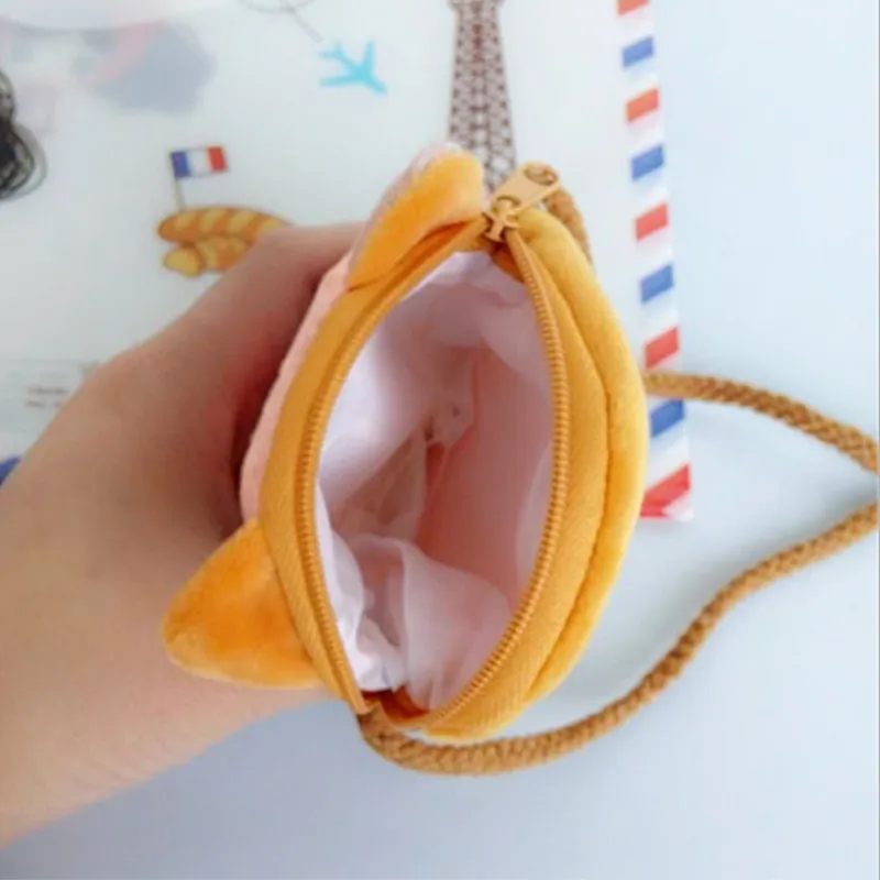 Модная детская сумка креативный тканевый кошелек с объемными животными