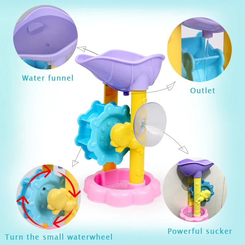Различные Мультяшные животные черепаха слон утка обучающие игрушки для ванной
