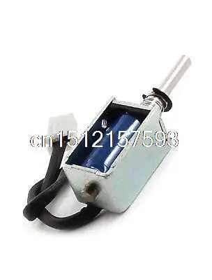 DC 12V 80g/3mm Open Frame Actuator Linear Push Pull Solenoid Electromagnet |