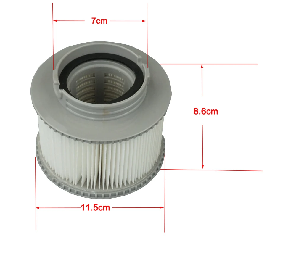 6 X Mspa фильтры подлинный продукт для надувной горячей ванны спа подходит всех