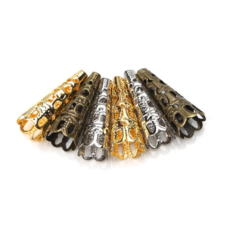 

Винтажные колпачки из сплава золота и серебра, 20 шт./лот, 23*7 мм