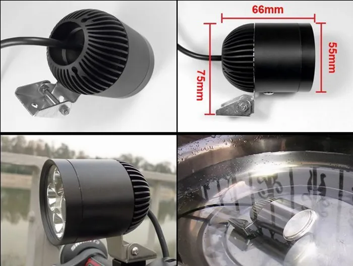 Huiermeimi 2 шт. moto rcycle головной светильник 4* U2 60 Вт 6000lmw светодиодный супер яркий moto rcycle Точечный светильник s moto вспомогательный головной светильник DRL