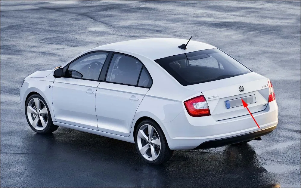 AUTONET резервная камера заднего вида Камера для Skoda Rapid Ночное видение/номерной знак Камера/парковка Камера