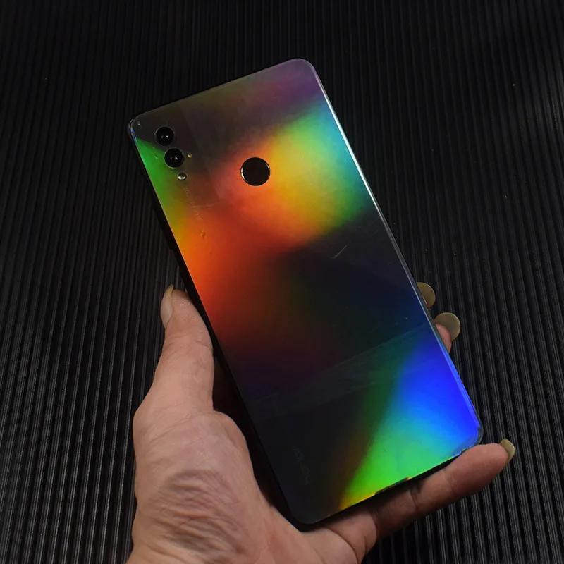 Градиент Aurora прозрачный декоративный для huawei Honor Note 10 мобильного телефона