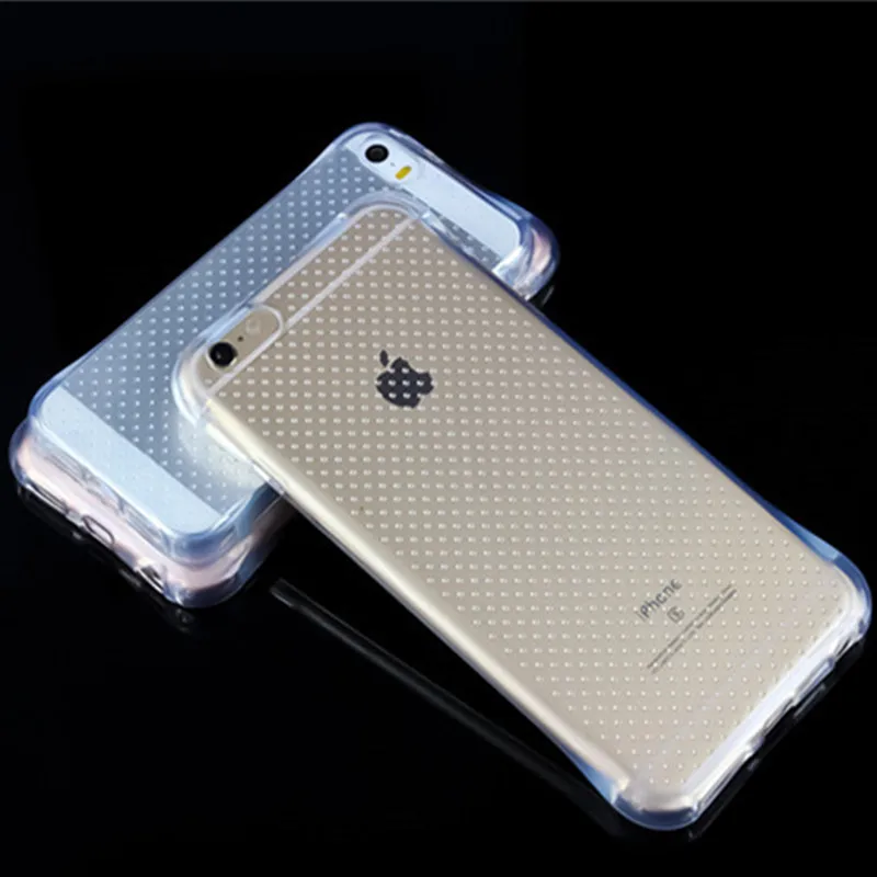 Кристально чистый Мягкий ТПУ силиконовый гелевый Чехол для Apple iphone 4 4S 5 5S SE 6 6s Plus