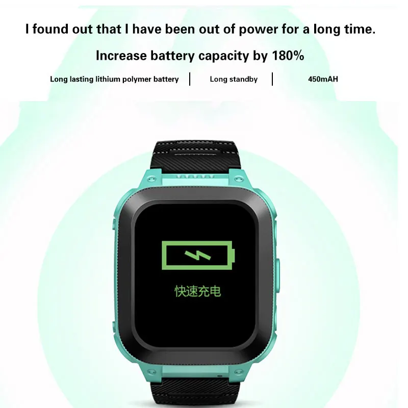

Children's watch Water Resistant Touch Screen Voice Chat One Key SOS For Help Camera Game Alarm Clock Wrist Watch