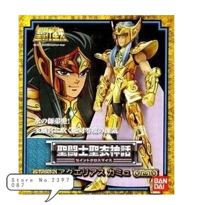 Bandai японская версия Saint Seiya 1,0 старая версия Золотой Святой Водолей Camus металлический миф