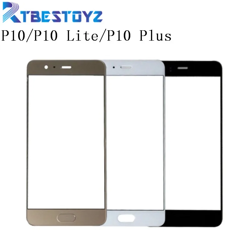 RTBESTOYZ внешний объектив передняя панель экрана для Huawei P10 / Lite Plus переднее стекло |