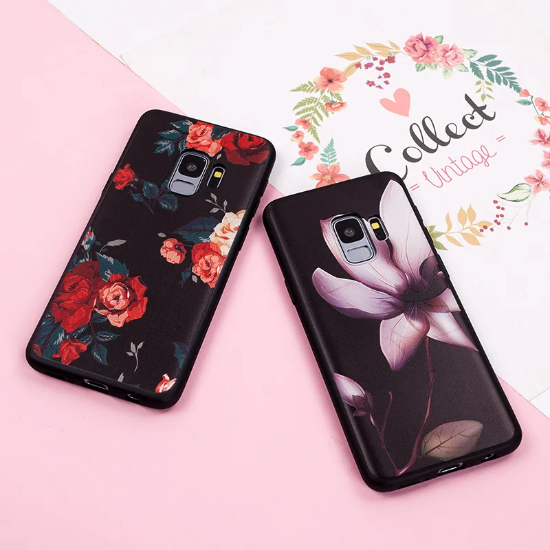 Чехол MYSUN для Samsung Galaxy S9 Note8 роскошный силиконовый чехол с 3D рельефом S8 Plus Fundas Капа |