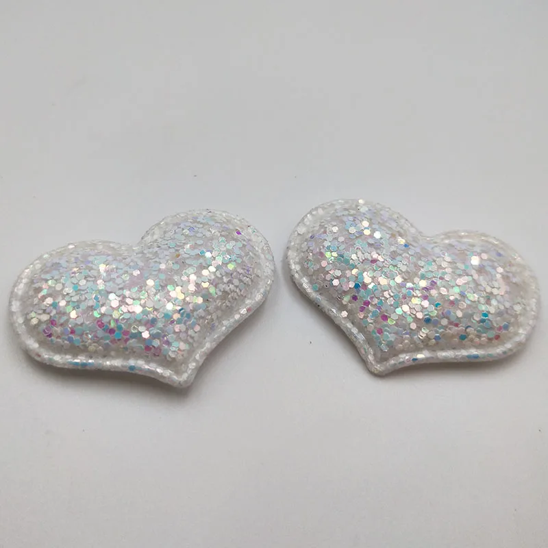 heart white 30 шт./лот высококлассные Блестящие Блестки с подкладкой нашивки "Корона" аппликации для одежды Швейные принадлежности "сделай сам" Ремесло Украшение - Цвет: heart white