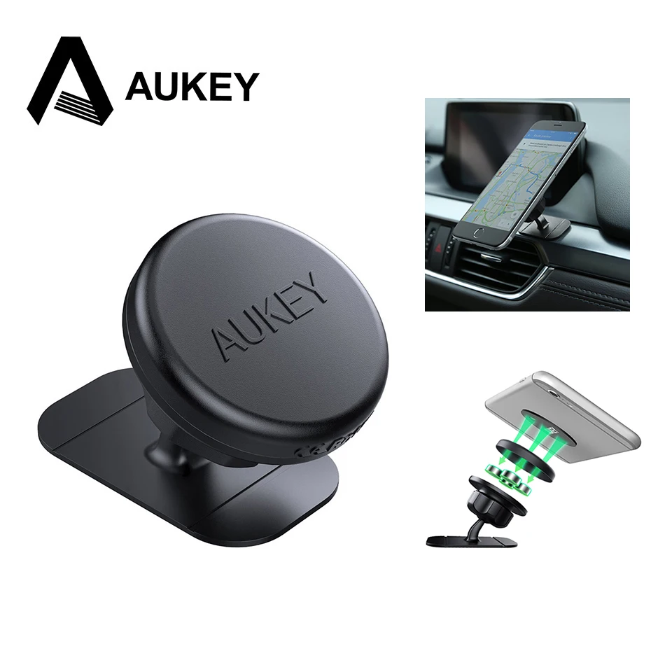 Магнитная автомобильный держатель телефона AUKEY 360 градусов Автомобильный палку