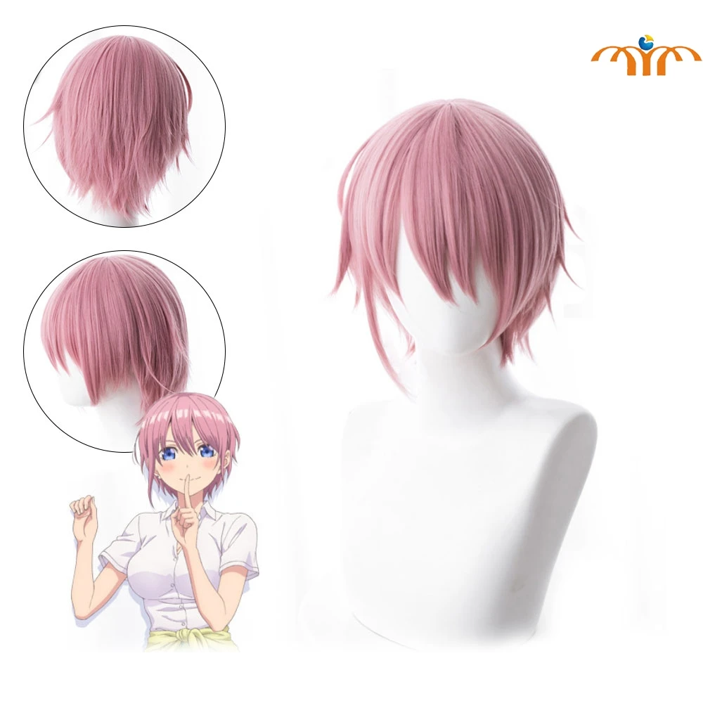 Kintuplets Gotoubun No Hanayome Nakano Miku женские парики с челки термостойкие синтетические для