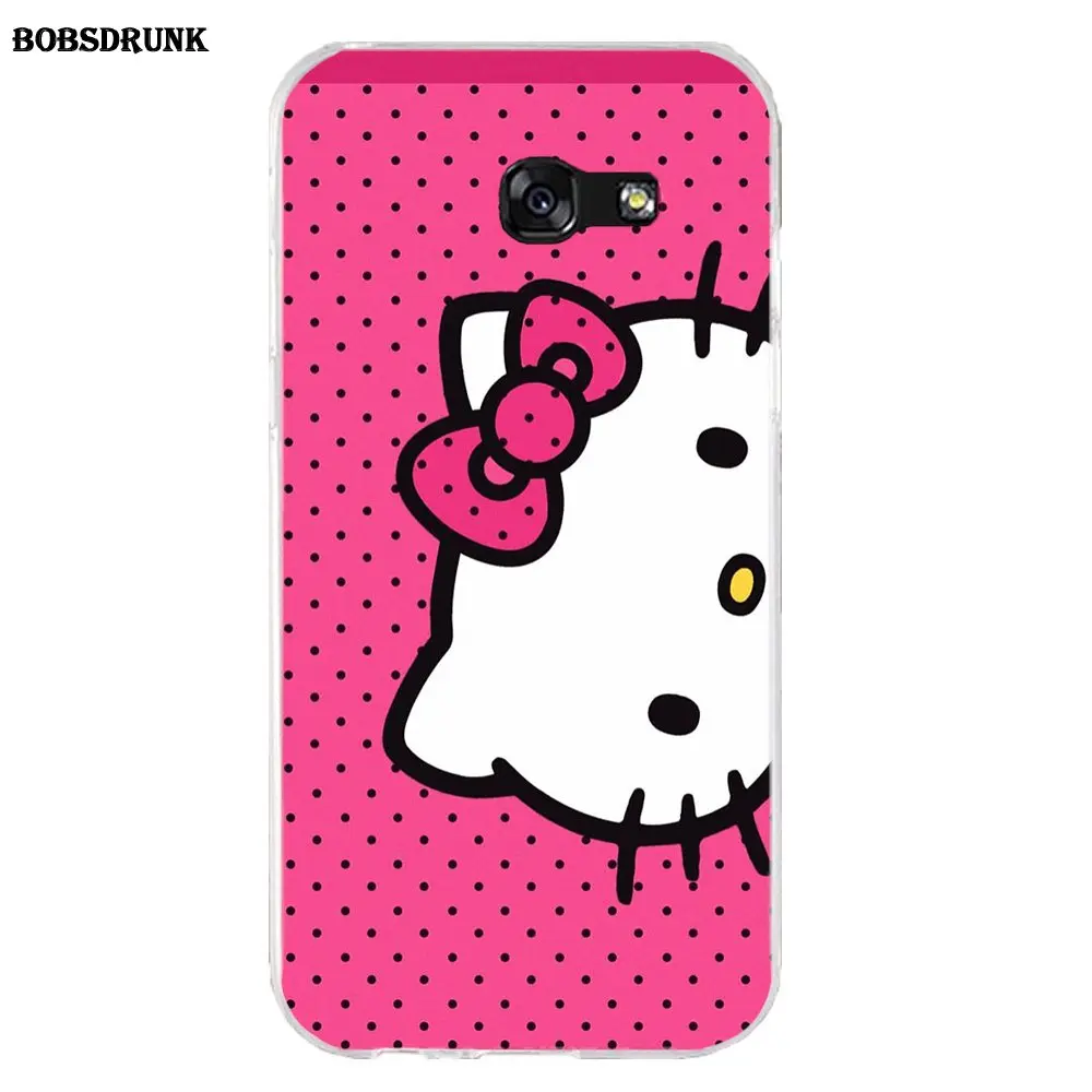 as picture EJGROUP для samsung Galaxy A3 A5 A7 J1 J2 J3 J5 J7 мягкий чехол для мобильного телефона рисунок «Hello Kitty» - Цвет: as picture