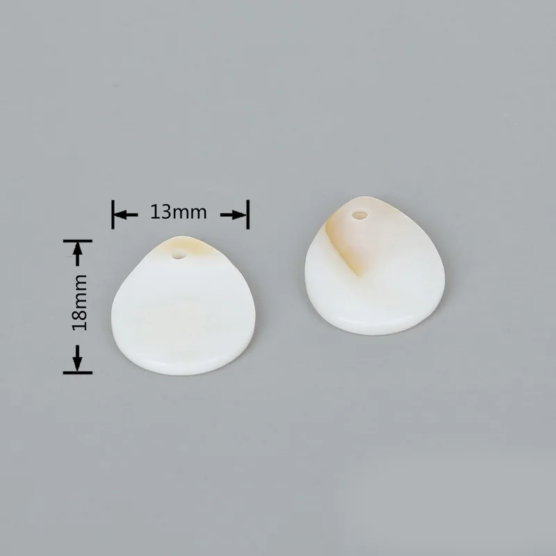 13x18mm 20pcs 10-20 шт./лот, винтажный натуральный кулон с жемчужной раковиной, смешанный размер, на выбор, подвески в виде ракушки, подвески, ювелирные изделия - Окраска металла: 13x18mm 20pcs