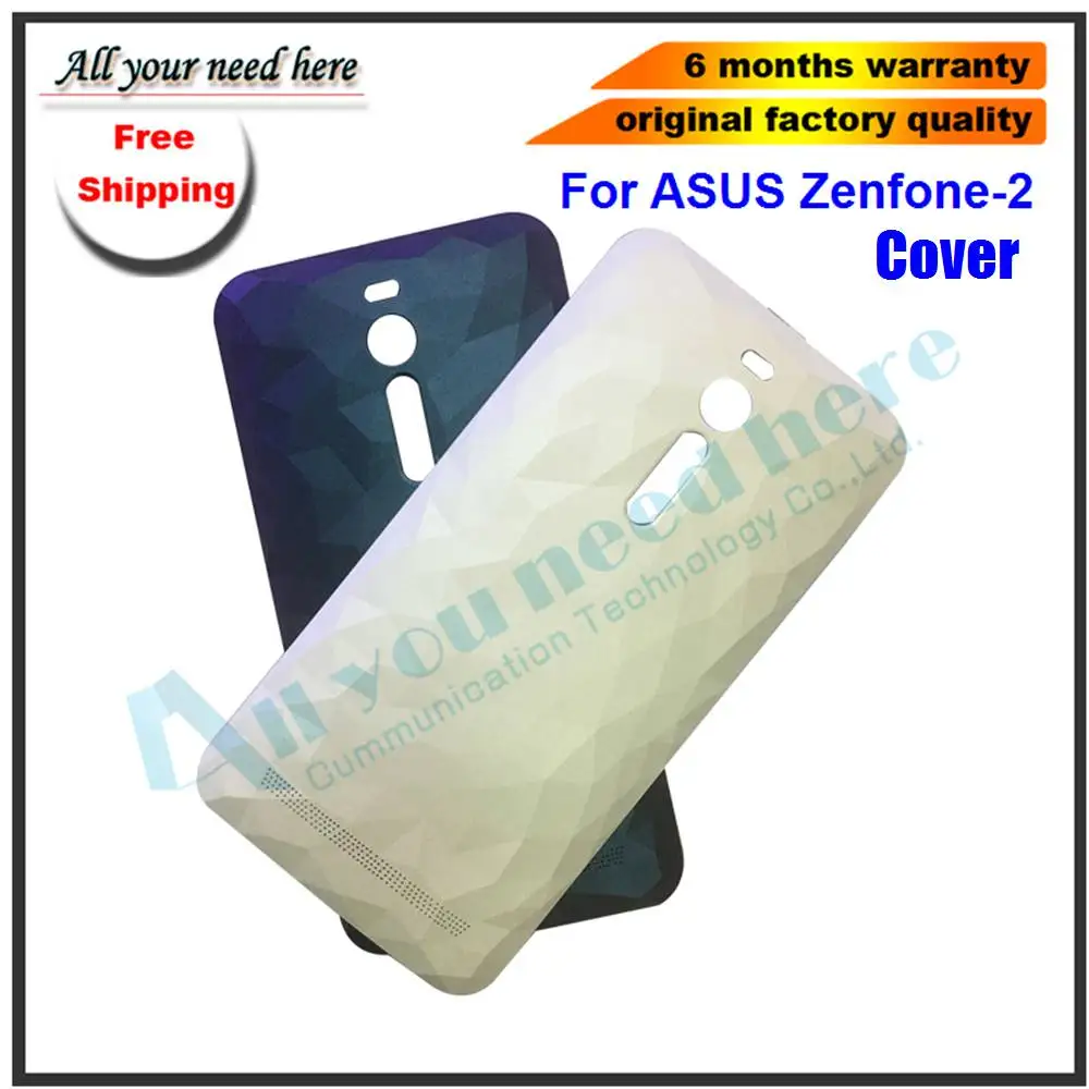 AAA задняя крышка для ASUS Zenfone-2 батареи Чехол двери Корпус Запасные части черный