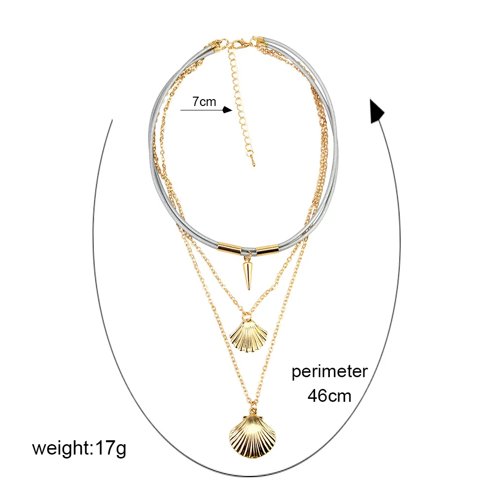Женское Ожерелье-чокер TOUCHEART золотое ожерелье-чокер с подвеской в виде ракушек 2019