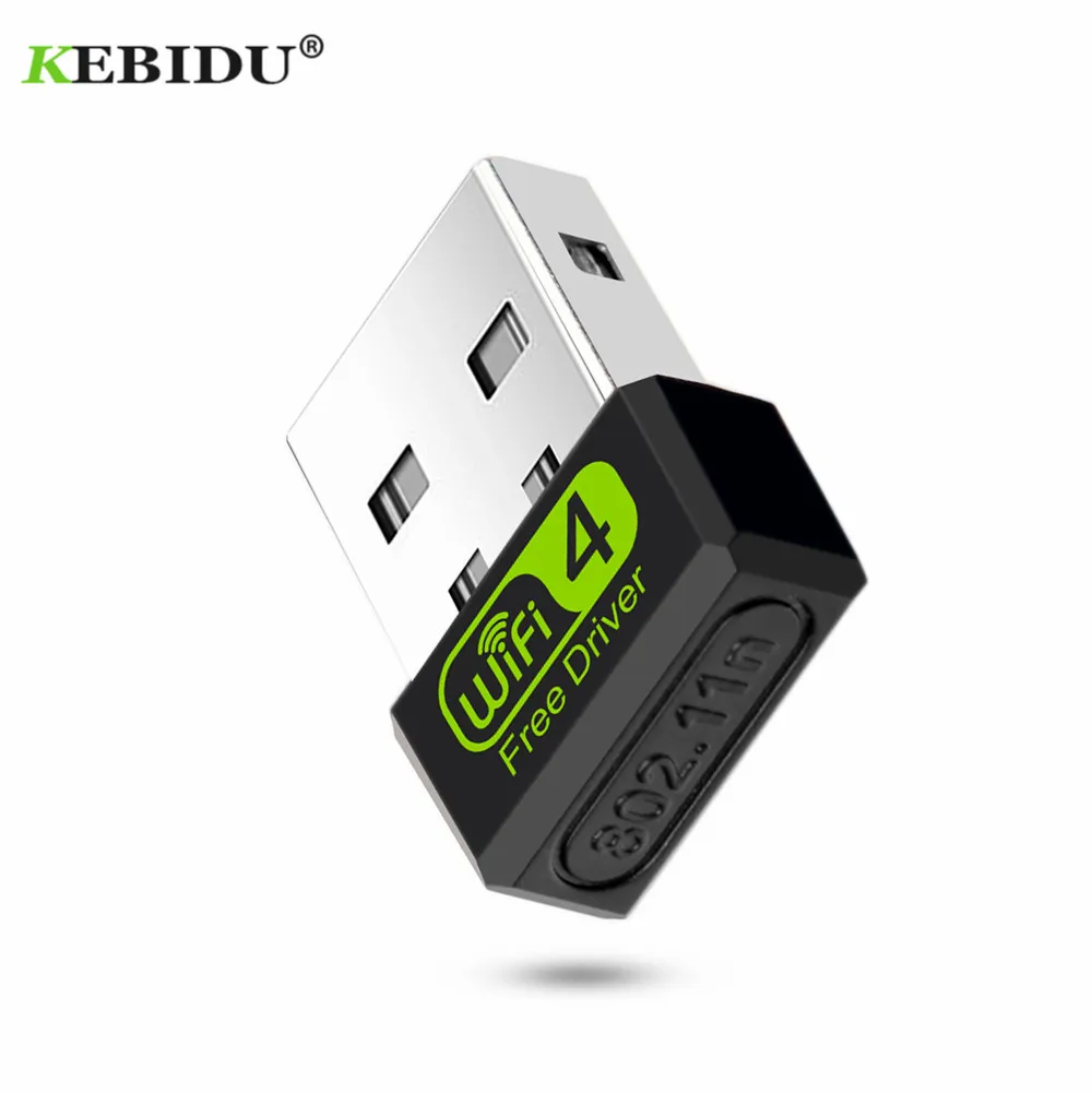 Wi-Fi-адаптер KEBIDU Mini USB MT7601 150 Мбит/с для ПК Ethernet 2 4 ГГц сетевая карта Wi-Fi приемник