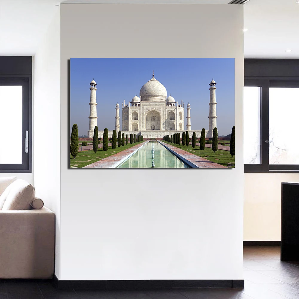 Taj Mahal индийский постер холст картина для домашнего декора настенные