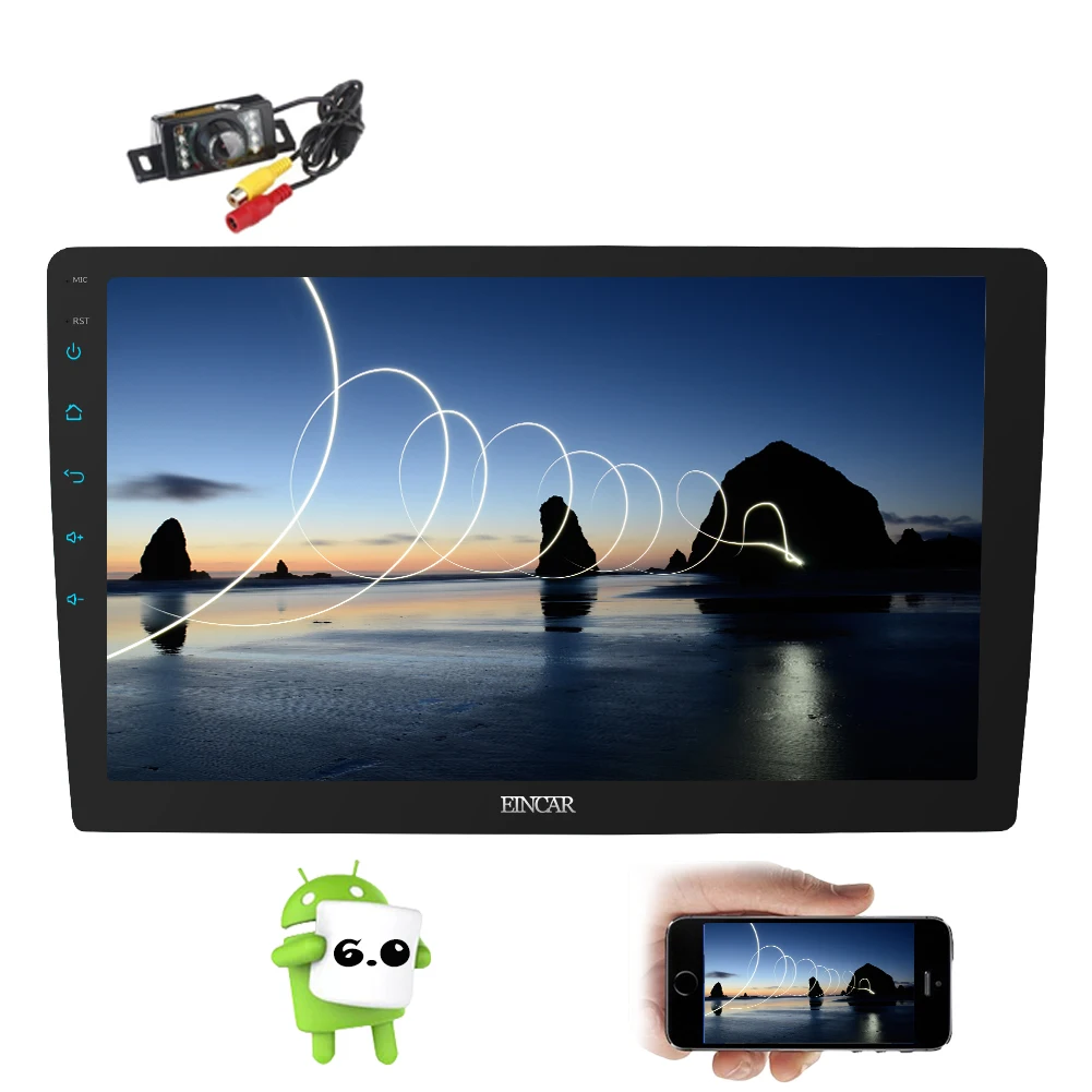 10.1&quot Universal Android 6.0 2GB Car Stereo 2 Din GPS Navigation TouchScreen 1080P video Radio Audio Mirrorlink Wifi HeadUnit |
