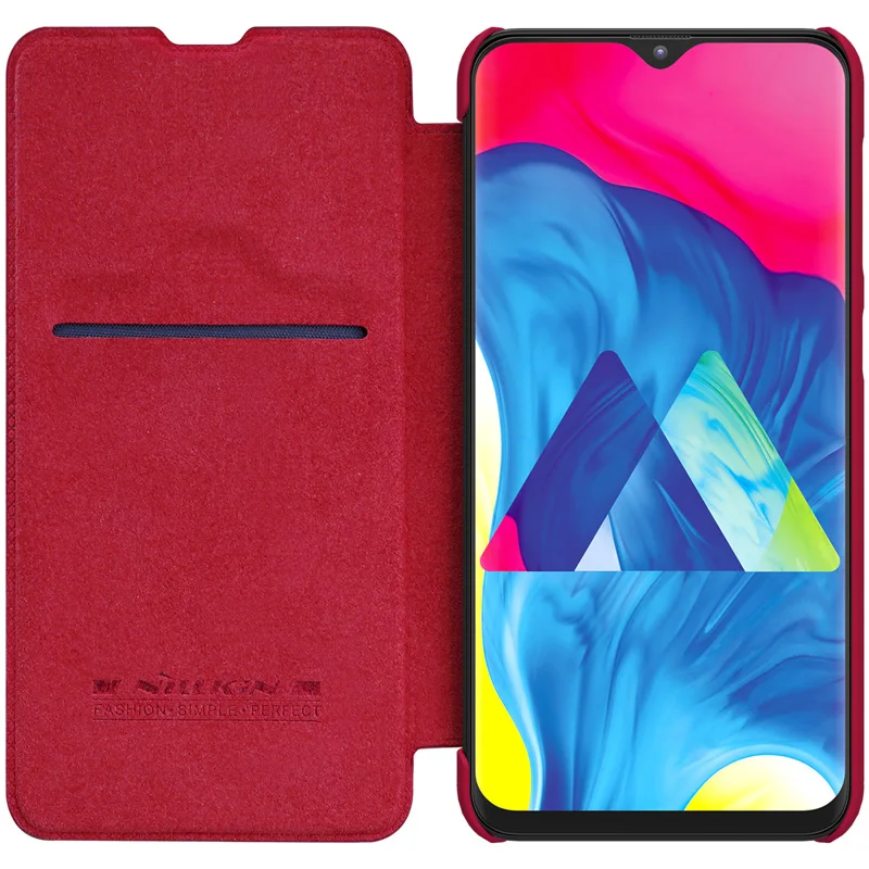 Nillkin Qin кожаный чехол-книжка с откидной Чехол Крышка для samsung Galaxy M20 M30 A30 A50 A70 M10 A40 A10 A60 A20 A20e