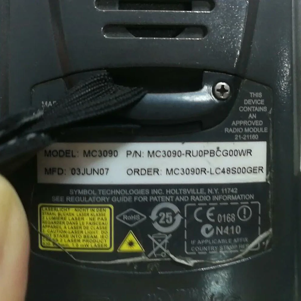 MC3090 MC3090R RU0PBCG00WR для Motorola символ 1D лазерной 48Key компьютер сканер штрих кода|Сканеры|