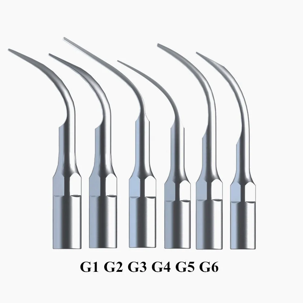 

6pcs Mixed Dental Scaler Tips Fit EMS Woodpecker Ultrasonic Scaler Handpiece