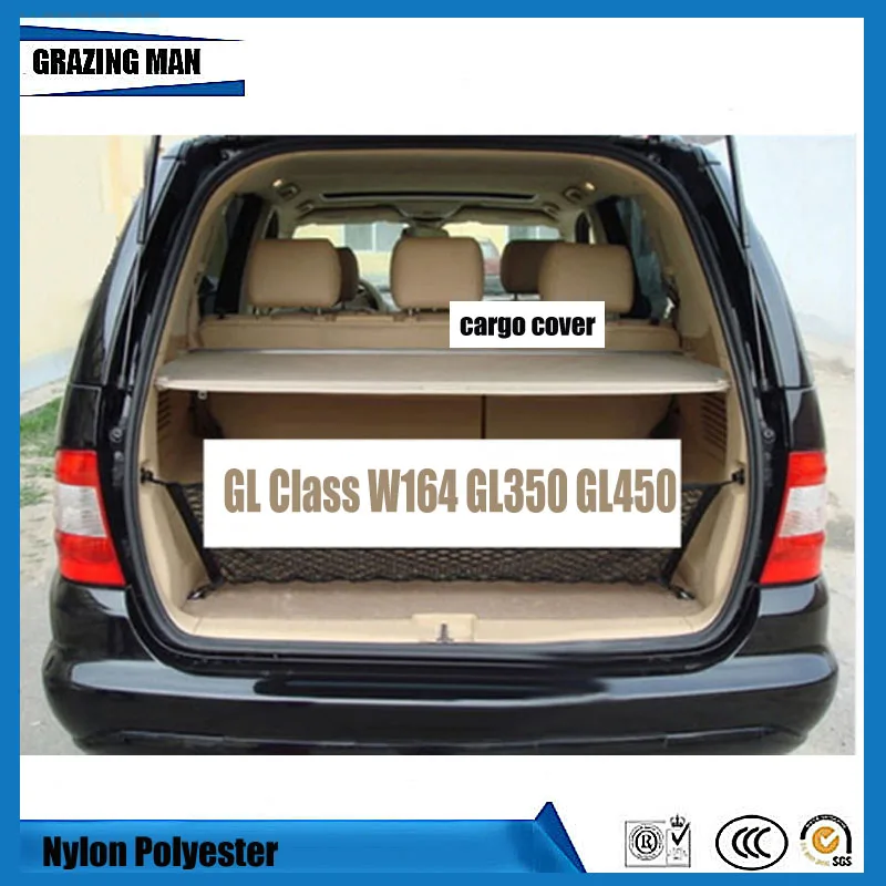 

Защитная нейлоновая накладка на багажник автомобиля из полиэстера для GL Class W164 GL350 GL450 2006-2012, высококачественные аксессуары