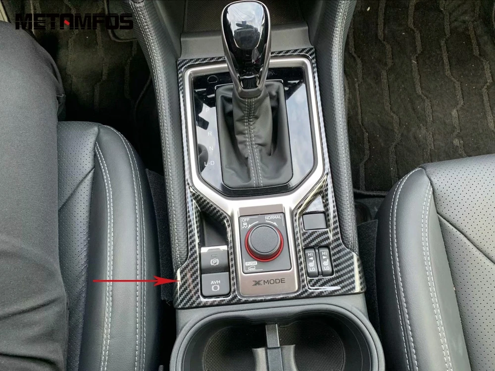Для Subaru Forester SK 2019 2020 коробка переключения передач из углеродного волокна крышка